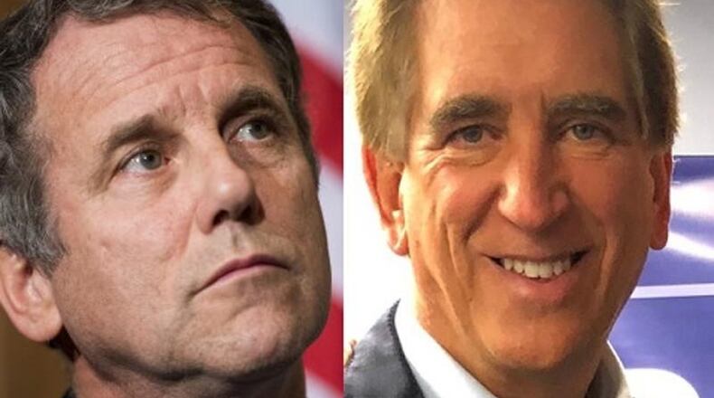 U.S. Sen. Sherrod Brown, D-Ohio, and U.S. Rep. Jim Renacci, R-Wadsworth are running for U.S. Senate