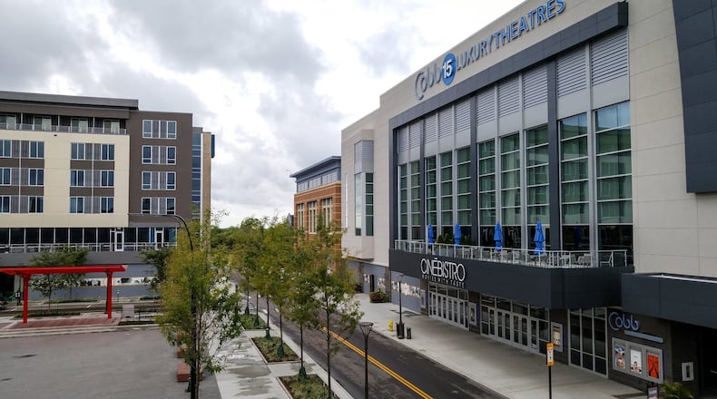 CineBistro is one of the entertainment and dining options at Liberty Center. NICK GRAHAM/STAFF