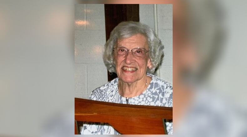 Eleanor Bertram, who served as a church organist for more than 70 years, died Thursday. She was 92.