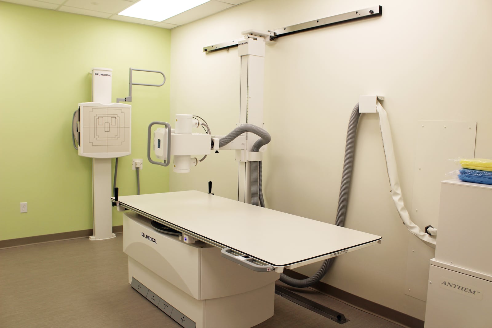 Mercy Health's new urgent care center opened earlier this month with a state-of-the-art x-ray machine for imaging. SUE KIESEWETTER/CONTRIBUTED