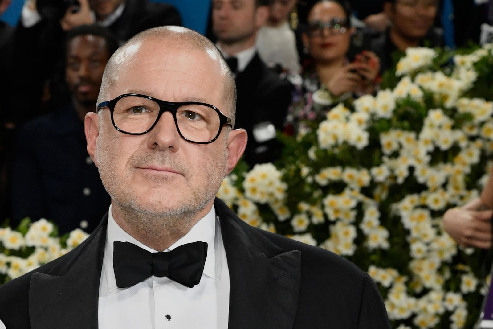 FILE - Jony Ive attend The Metropolitan Museum of Art's Costume Institute benefit gala celebrating the opening of the "Superfine: Tailoring Black Style" exhibition on Monday, May 5, 2025, in New York. (Photo by Evan Agostini/Invision/AP, File)