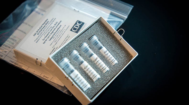 This is a picture of CDC’s laboratory test kit for severe acute respiratory syndrome coronavirus 2 (SARS-CoV-2). CDC tests are provided to U.S. state and local public health laboratories, and Department of Defense laboratories. (Courtesy of CDC)