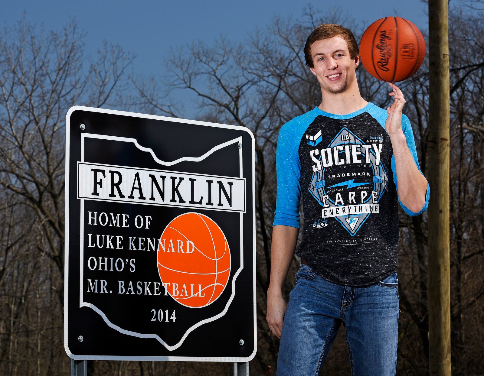 In honor of Luke Kennard entering the NBA draft, Franklin City Council has designated Thursday as “Luke Kennard Day.” NICK GRAHAM/ STAFF 2015