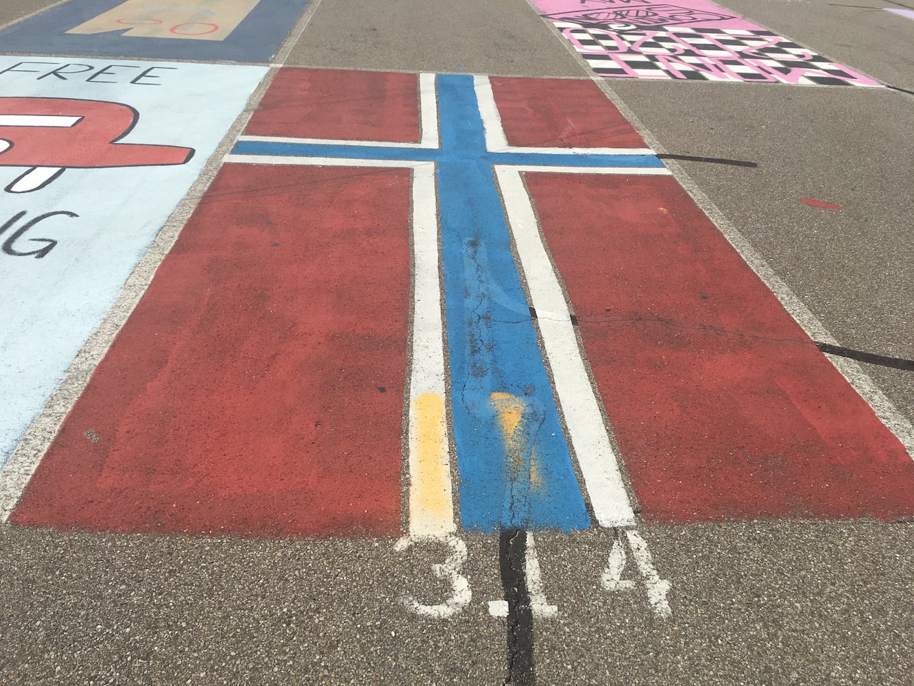 Lakota West High School parking lot spaces