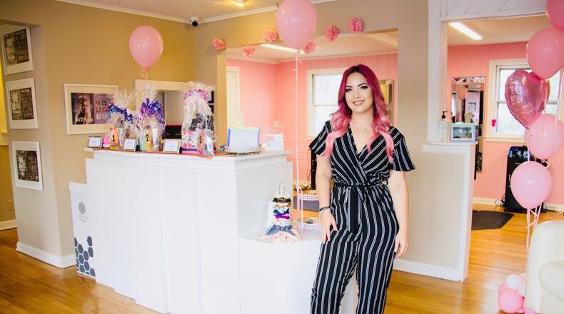 Bianca Rose Stout, who's been doing hair for 14 years, opened her salon in Fairfield a couple of months ago. PROVIDED