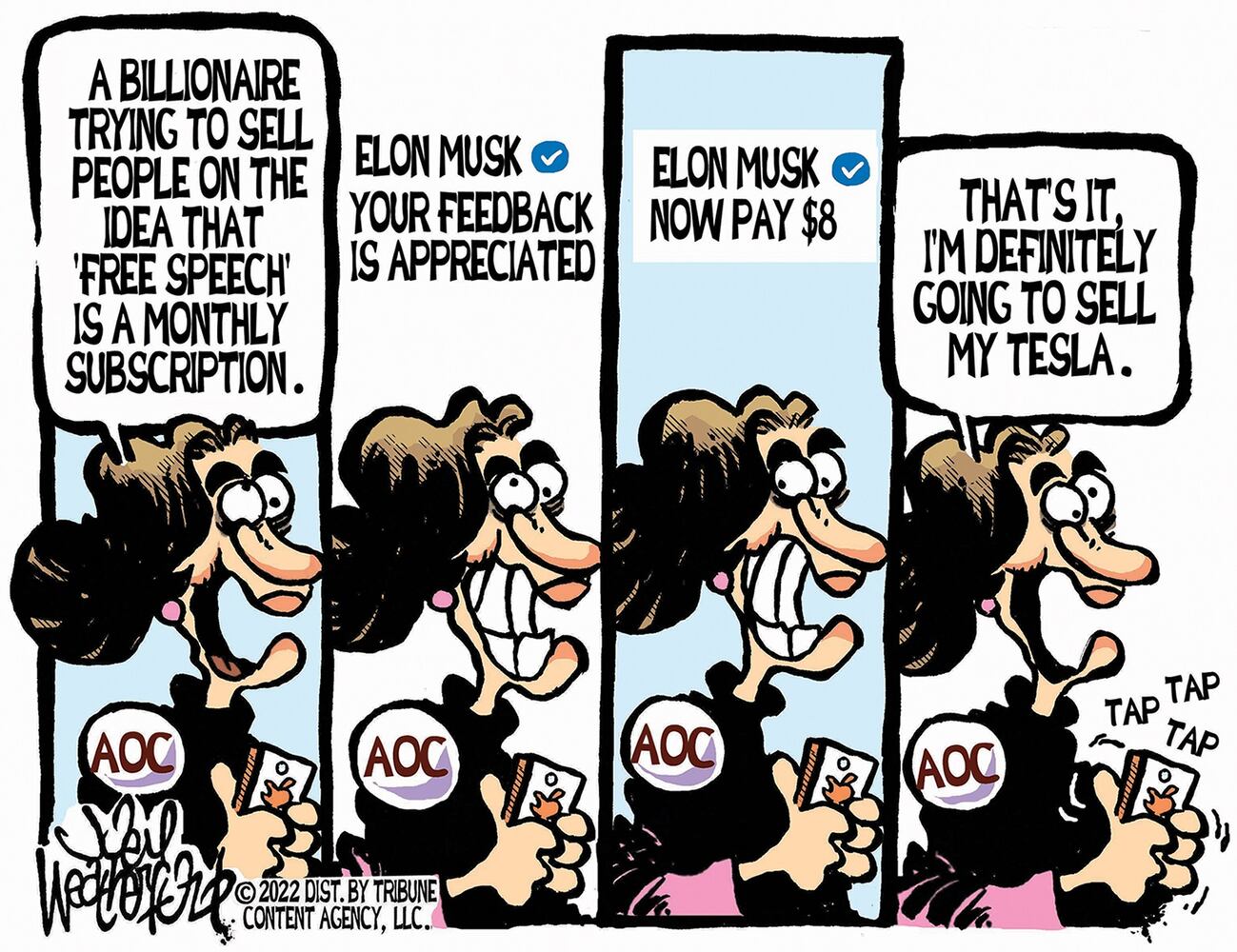 WEEK IN CARTOONS: Trump’s 2024 run, Twitter and more