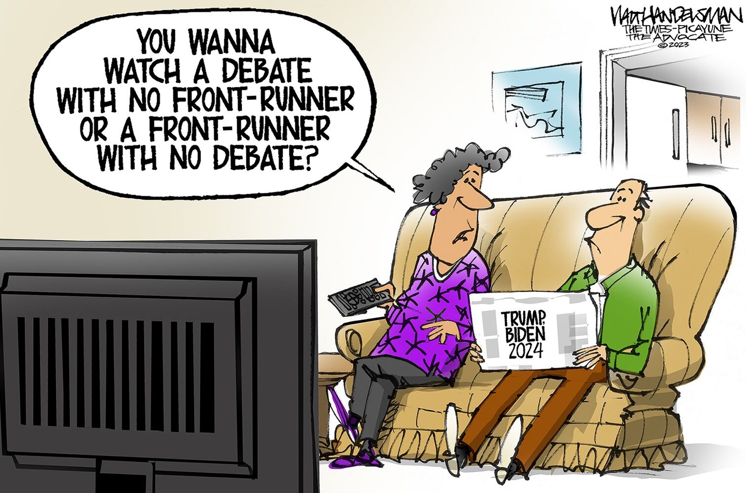 CARTOONS: Walt Handelsman, Nov. 14, 2023