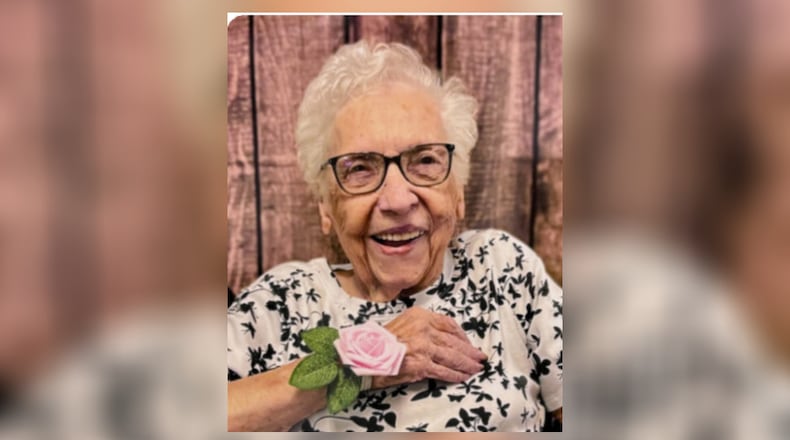 Viola “Lola” Bruner died Sunday at Ohio Living Mt. Pleasant in Monroe. She was 93. SUBMITTED PHOTO