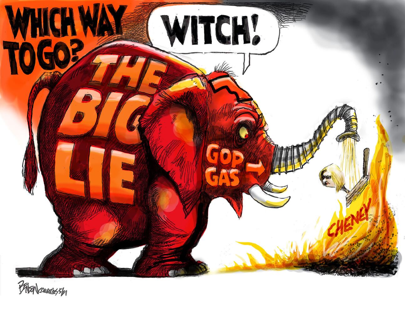 Week in cartoons: Facebook ban, pipeline ransom and more