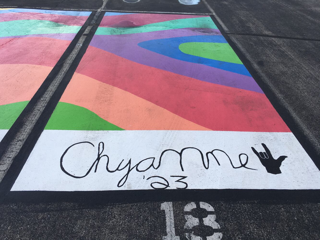 Ross senior parking lot spaces