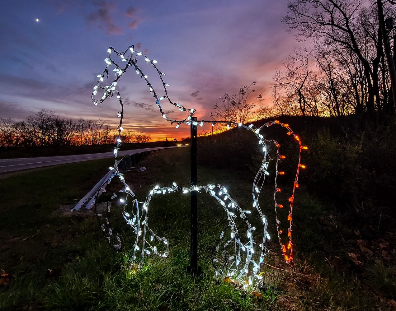 111920 Journey Borealis at Pyramid Hill drive-thru holiday light display