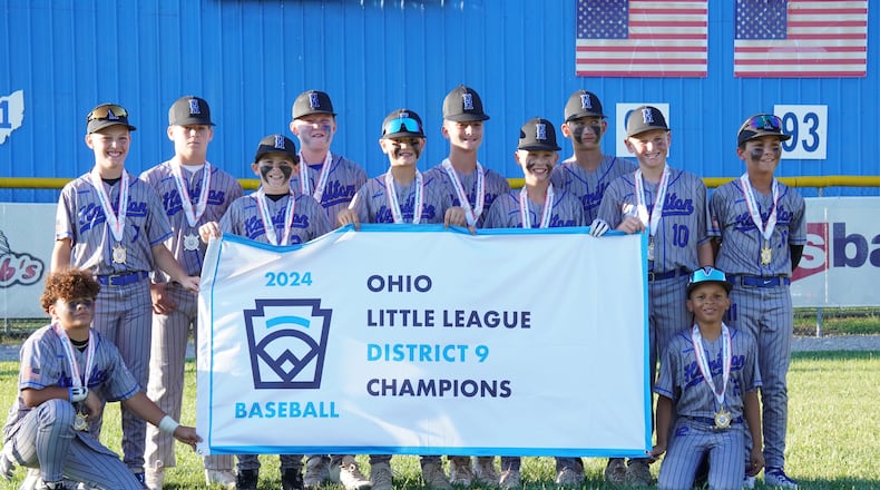 West Side Little League won its 39th straight district title Wednesday night with a 16-0 victory over Anderson Twp. Chris Vogt/CONTRIBUTED