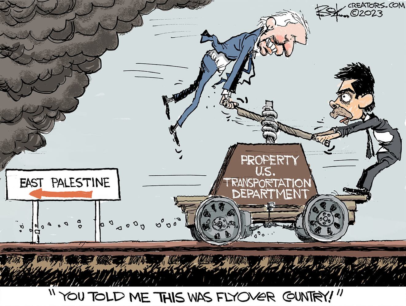 WEEK IN CARTOONS: Ohio train derailment, ChatGPT and more