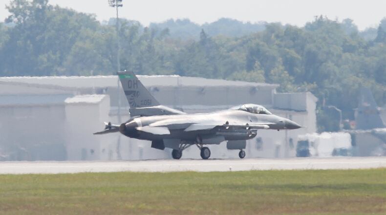 FILE PHOHO: F-16 crews from the Ohio Air National Guard’s 180th Fighter Wing. CHRIS STEWART / STAFF