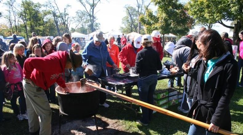 The 59th Annual Apple Butter Festival, presented by The Oxford Museum Association, is headed to Hueston Woods Pioneer Farm on Oct. 5 and 6. (Photo is from a previous Apple Butter Festival.)