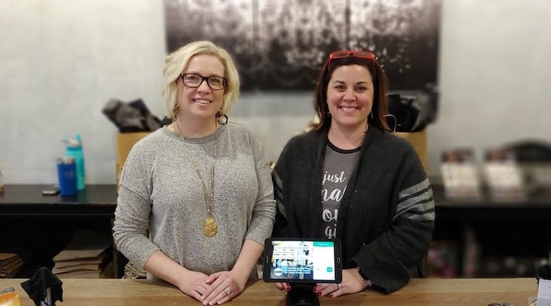 Tara Smithson and Stephanie Gonya are two friends who own and operate Miller St. Boutique at 702 Nilles Road in Fairfield. The boutique launched online shopping options July 1 featuring inventory not seen in its brick-and-mortar location. CONTRIBUTED