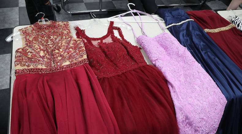 Prom dresses will be available for free at Oxford Presbyterian Church on April 15, 2022. FILE