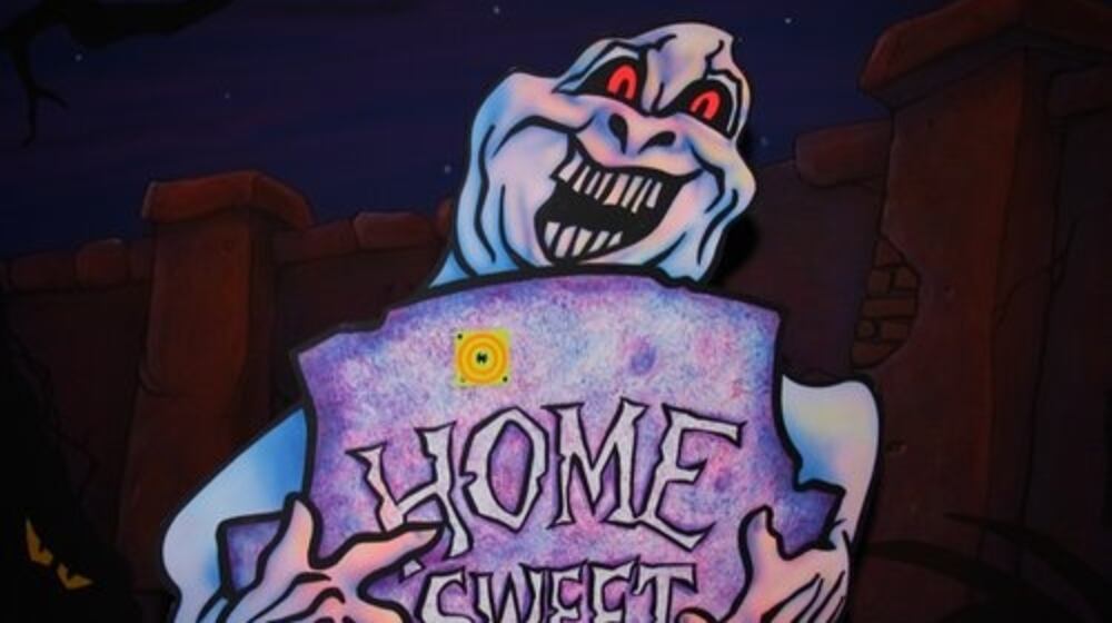 One of Kings Island's new attractions this year is Boo Blasters, an interactive ride where visitors shoot at ghosts as they travel through a haunted house. The Mason park opens Saturday, April 17, 2010.