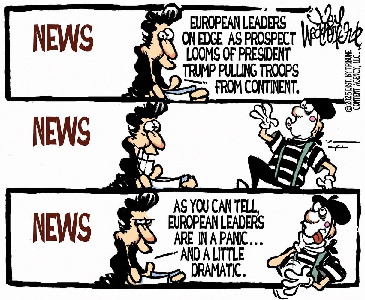 CARTOONS: Joey Weatherford, March 13, 2025