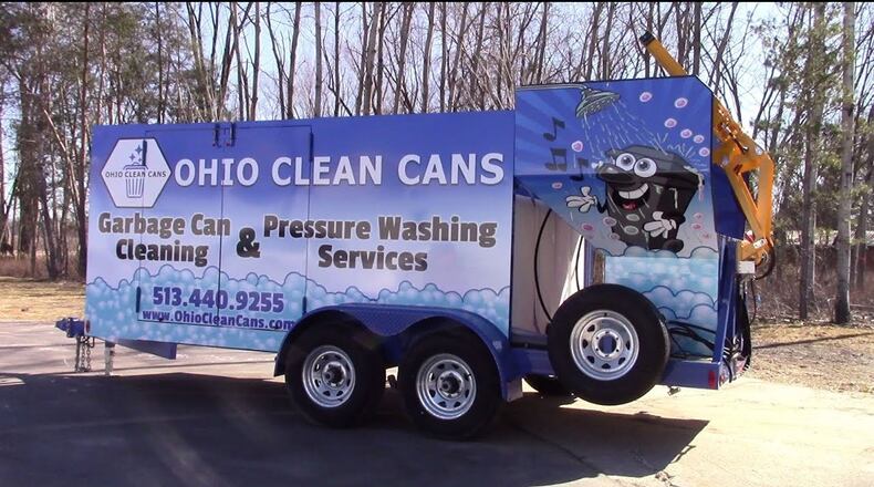Ohio Clean Cans founder Howard Cooper said the idea for the business came from him looking for an answer to a common problem many homeowners face: an awful smelling garage can and a concern around the germs growing inside.