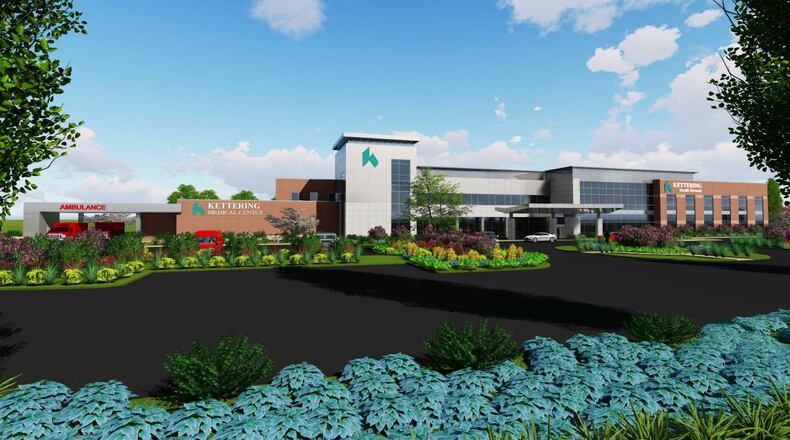 Kettering Health Network has formally withdrawn a pair of rezoning requests for its $30 million outpatient facility now under construction in Middletown. CONTRIBUTED