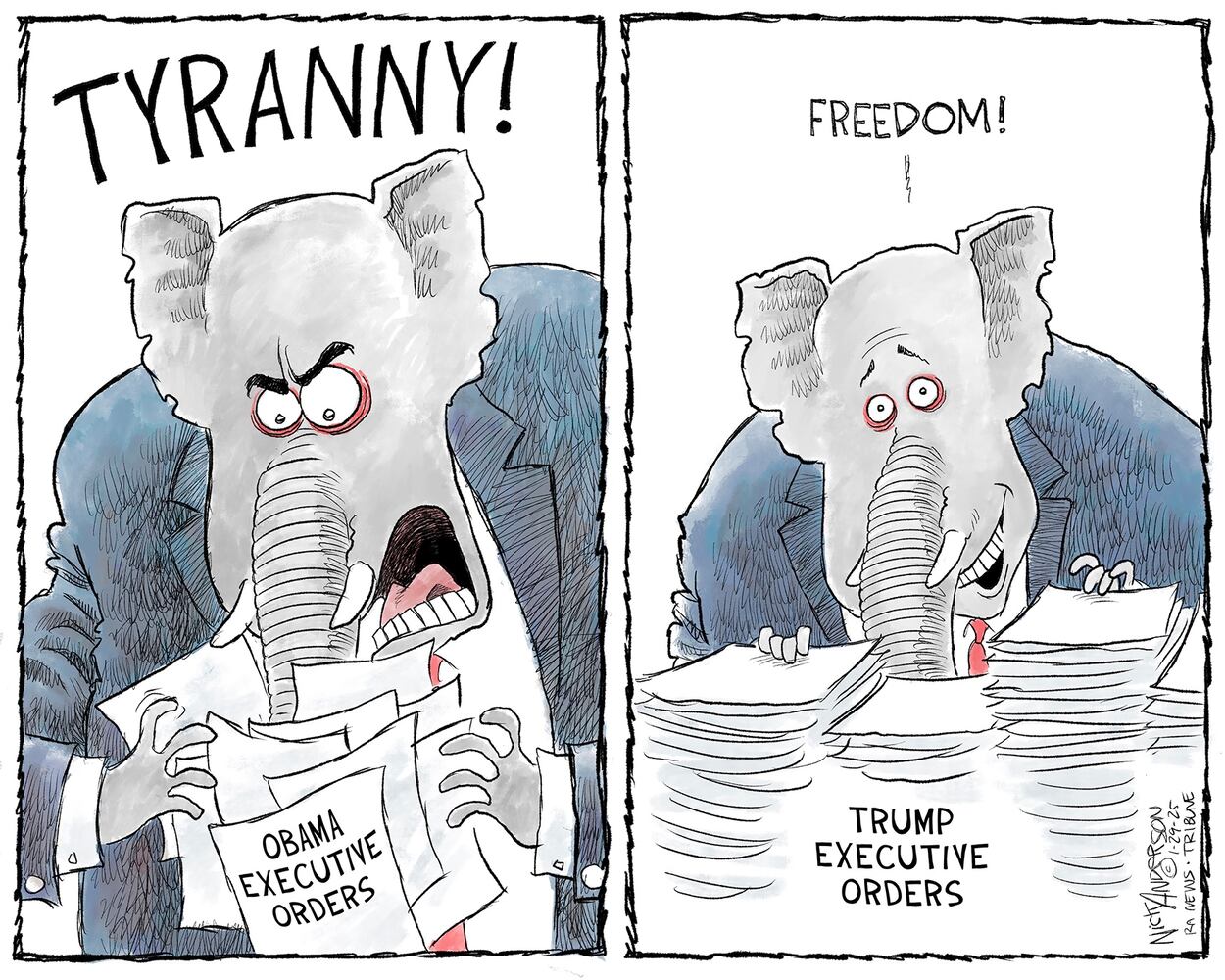 CARTOONS: Nick Anderson, Feb. 1, 2025