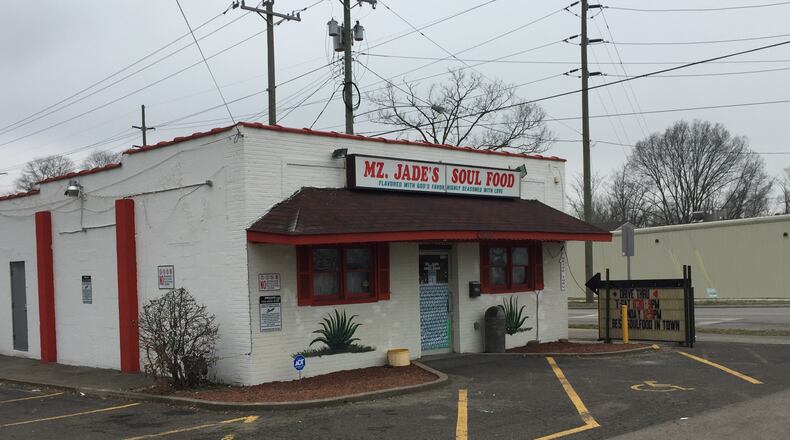 The owner of Mz Jade’s Soul Food contacted police last week after she found bullet holes in the front glass doors of her restaurant.