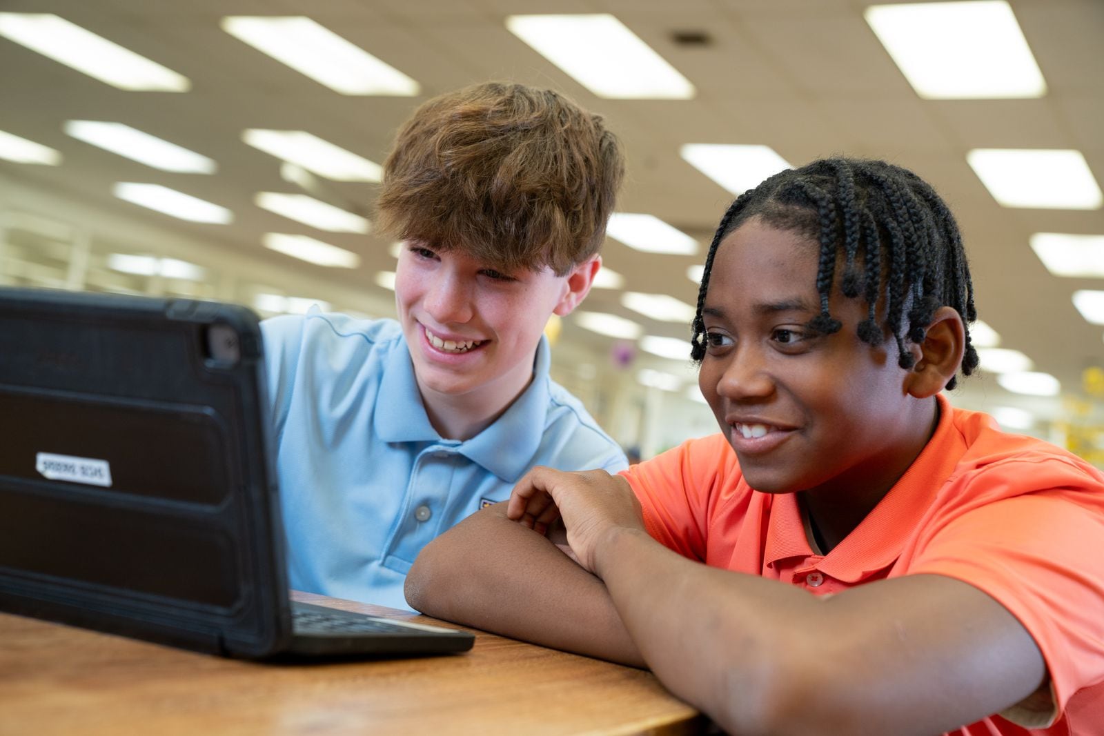 Dayton Christian students. Dayton Christian is one of the largest private schools in the area and serves preschool through 12th grade. They've rapidly grown in recent years and accept vouchers. Courtesy of Dayton Christian