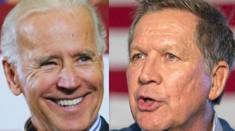Joe Biden and John Kasich
