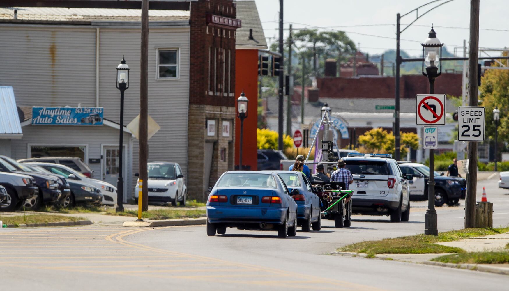 Scenes filmed in downtown Middletown for Hillbilly Elegy movie