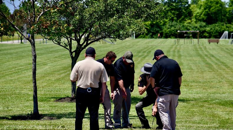 Three people were indicted Wednesday by a Butler County grand jury in connection with two fatal shootings last week in Liberty Twp. NICK GRAHAM/STAFF