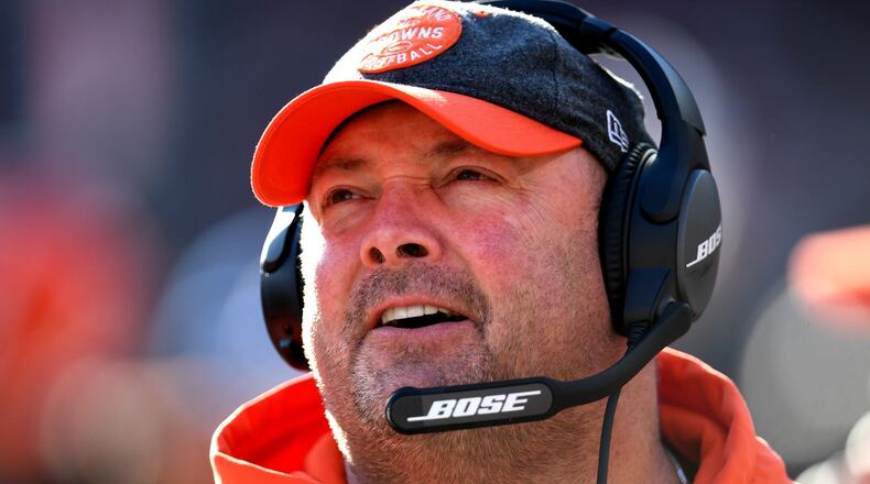CLEVELAND, OHIO - DECEMBER 22: Head coach Freddie Kitchens of the Cleveland Browns looks on against the Baltimore Ravens in the game at FirstEnergy Stadium on December 22, 2019 in Cleveland, Ohio. (Photo by Jason Miller/Getty Images)