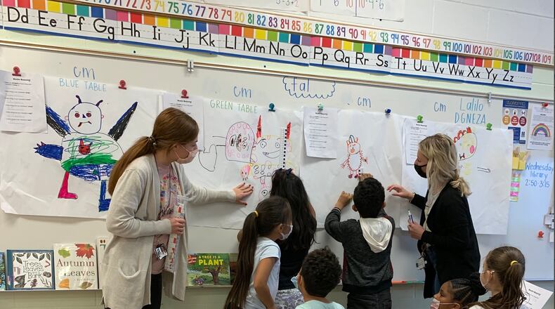 Millions of dollars in federal funding to Hamilton Schools - under a national school coronavirus relief program - is allowing the city schools to have two teachers in early grade classes. The co-teaching approach is designed to help children who may be lagging academically due to school disruptions since the onset of the pandemic in March 2020. (Provided Photo\Journal-News)