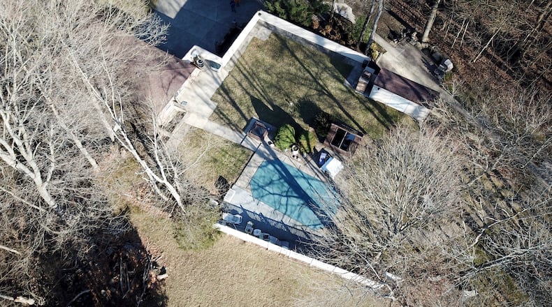 Bill Scherbauer's home in Centerville is partially underground, built into a hill though by all appearances from the front it looks like a traditional above ground home. CHUCK HAMLIN