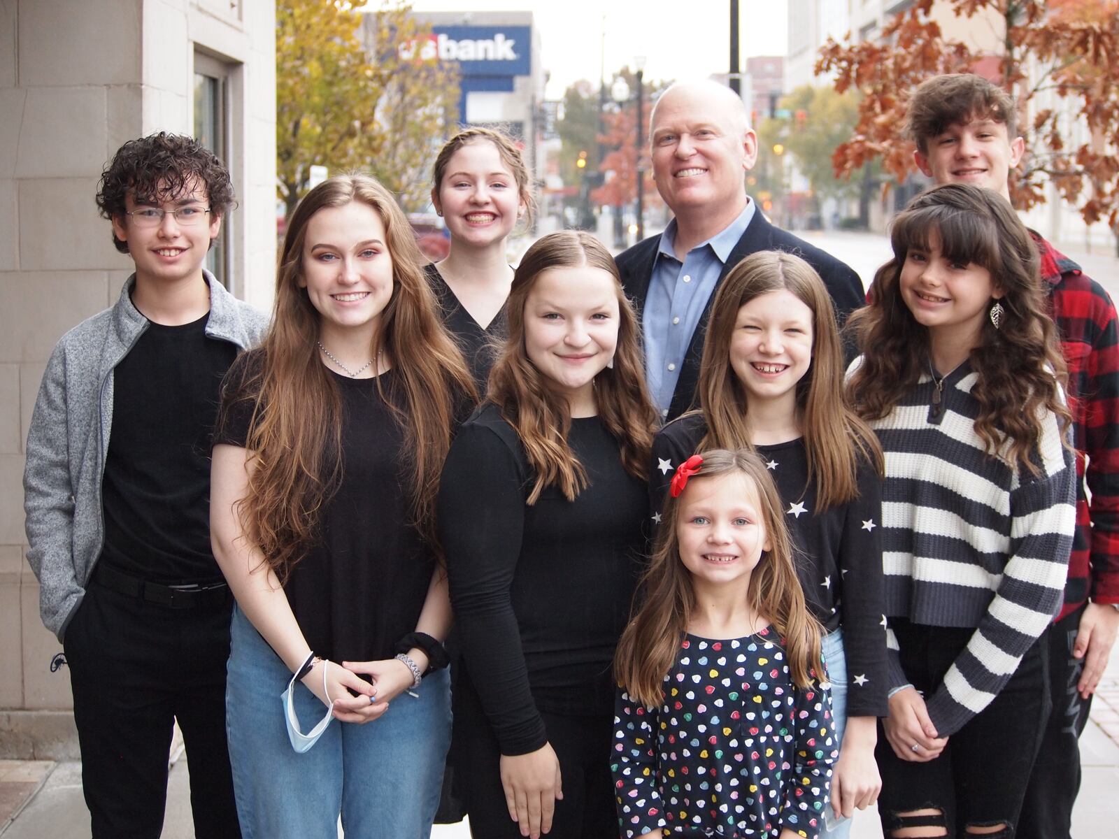 The cast of "The Sound of Music," being performed by Greater Hamilton Civic Theatre in December 2021.