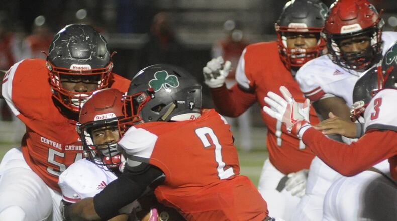 Trotwood-Madison running back Raveion Hargrove was named first team D-III All-Ohio on Tuesday. MARC PENDLETON / STAFF