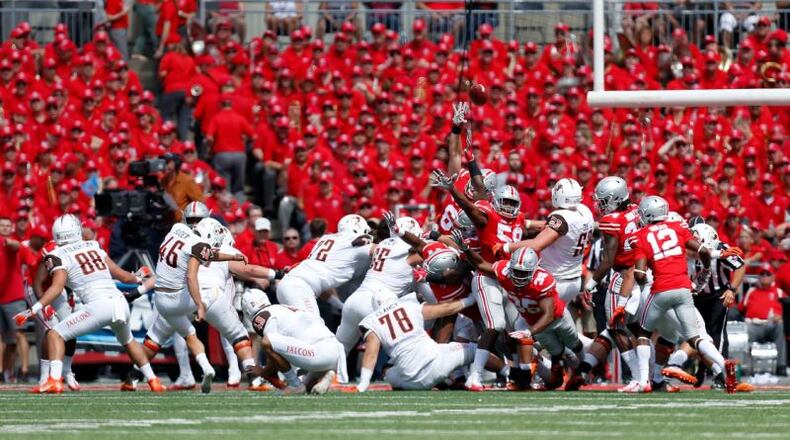 Jake Suder hit 9-of-12 field goals for Bowling Green in 2016. (Getty Images)