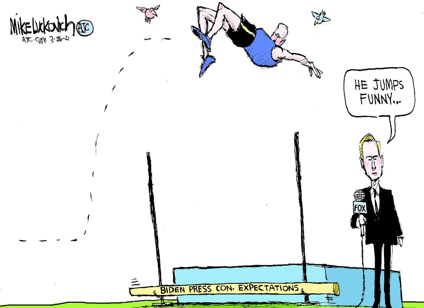 Week in cartoons: Biden press conference, Georgia voting rules and more