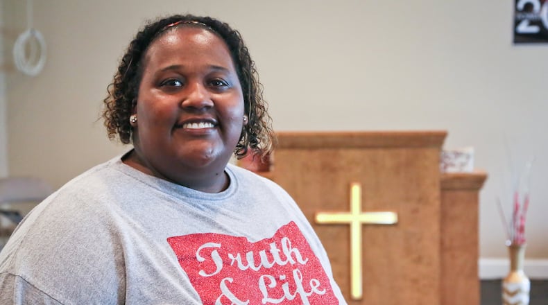 Several volunteers, including Pastor Shaquila Mathews of Truth and Life Church in Hamilton, have organized a trip for local youth and their parents to see the Marvel comic movie Black Panther on Saturday. GREG LYNCH / STAFF