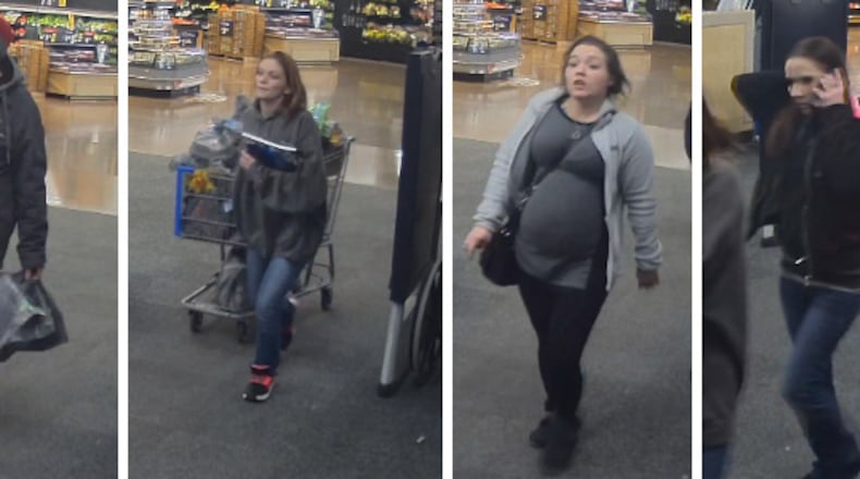 West Chester Twp. police are seeking these suspects after an alleged shoplift incident at Walmart last month.