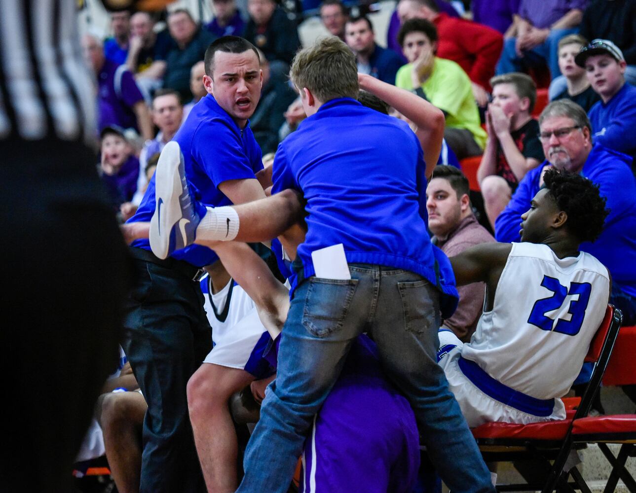 Hamilton vs Elder Sectional Basketball