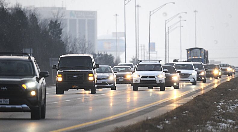 AAA is projecting a record of more than 115 million travelers this holiday season. Both AAA and the Ohio Department of Transportation say the heaviest travel days for motorists may come this weekend. MARSHALL GORBY/STAFF