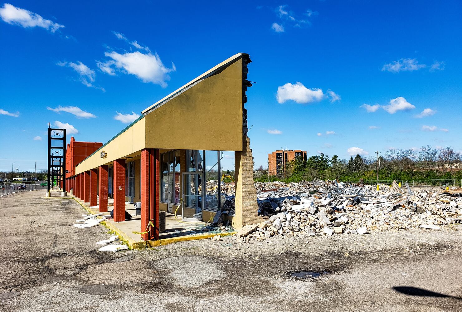 Demolition and construction underway at Hamilton West Shopping Center