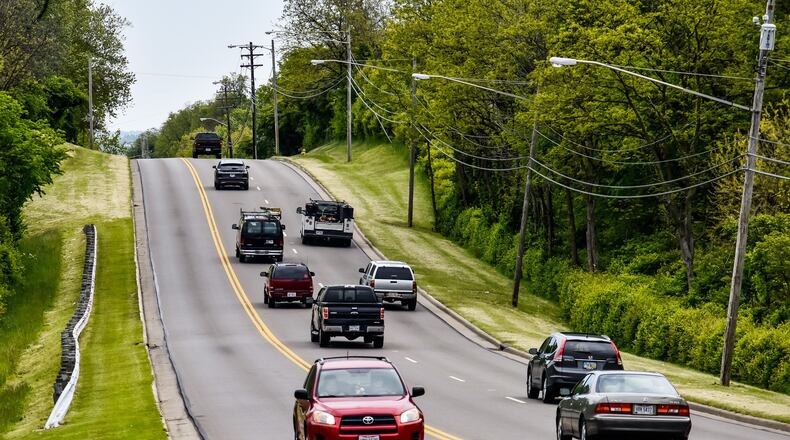 The South Gilmore project as proposed would widen the southbound lanes from just north of Mack Road to just north of Resor Road. The project is scheduled to be bid on in 2024. NICK GRAHAM/STAFF