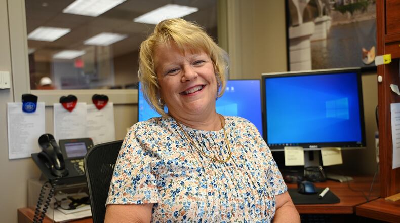 Sally Poynter, a 1980 Badin High School graduate, has retired as medical secretary at the Butler County Coroner's Office after 40 years. Her last day was Friday. MICHAEL D. PITMAN/STAFF