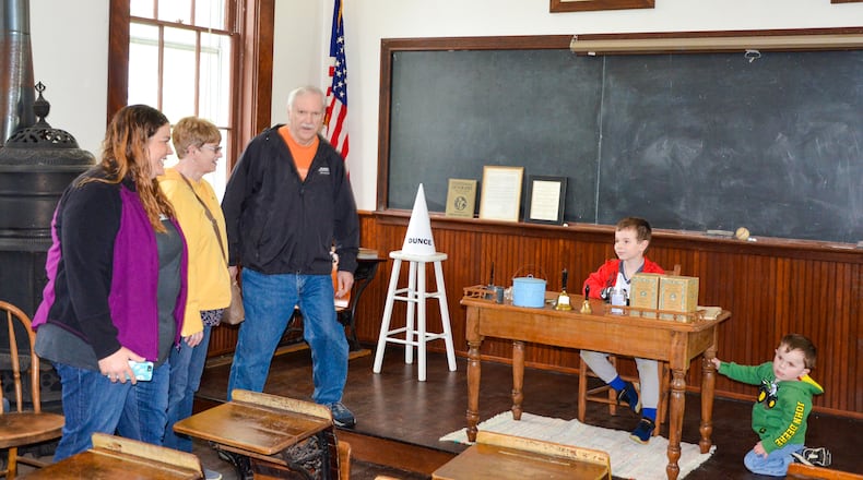 Liberty Township Historical Society will hold their annual spring open house of the Hughes One-Room School on Saturday, May 1 from 10 a.m - 2 p.m. This building was placed on the National Registry of Historic Sites in 1975. The School is located at 6010 Princeton Road 45011 adjacent to the Liberty Early Childhood School. Step back in time as you tour the restored one-room school house furnished as it was in 1887. Six Barker ornaments depicting Liberty Township landmarks available for purchase and local barn paintings by Dr. Robert Kroeger will be on display.  CONTRIBUTED
