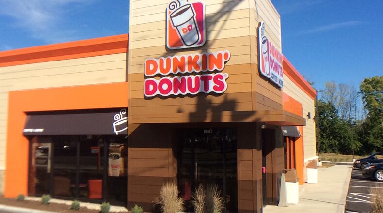 The Dunkin' store at 1310 Woodman Drive just south of Linden Avenue in Riverside. MARK FISHER/STAFF