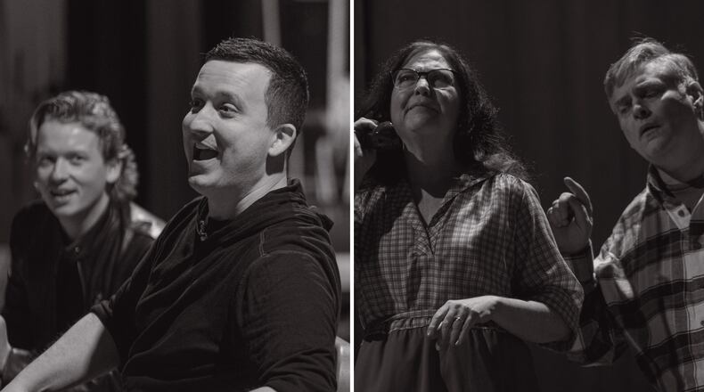 The cast members of “Of Men and Cars” will perform the show at the Sorg Opera House Friday and Saturday. CONTRIBUTED