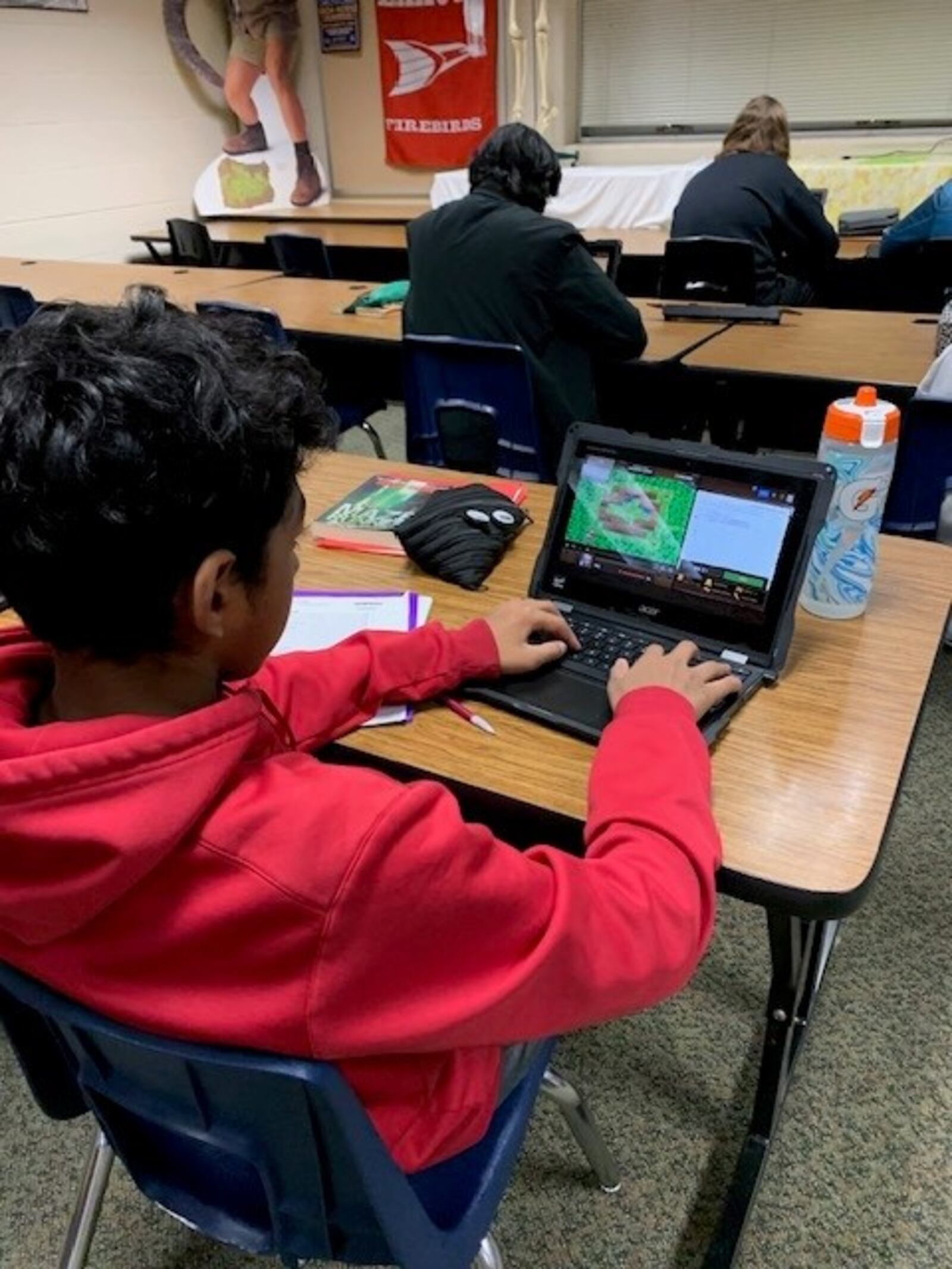 More Lakota school middle school students are taking advantage of elective computer coding and cyber security classes and for good reasons said their teachers. Lakota’s Intro to Coding and Cyber Security Classes at the school system’s junior schools offer both personal-paced learning and an opportunity to expand on learning skill sets the teens can also apply in other classes, according to Lakota officials. Pictured are some this school year’s junior high students in the coding and cyber security classes. CONTRIBUTED