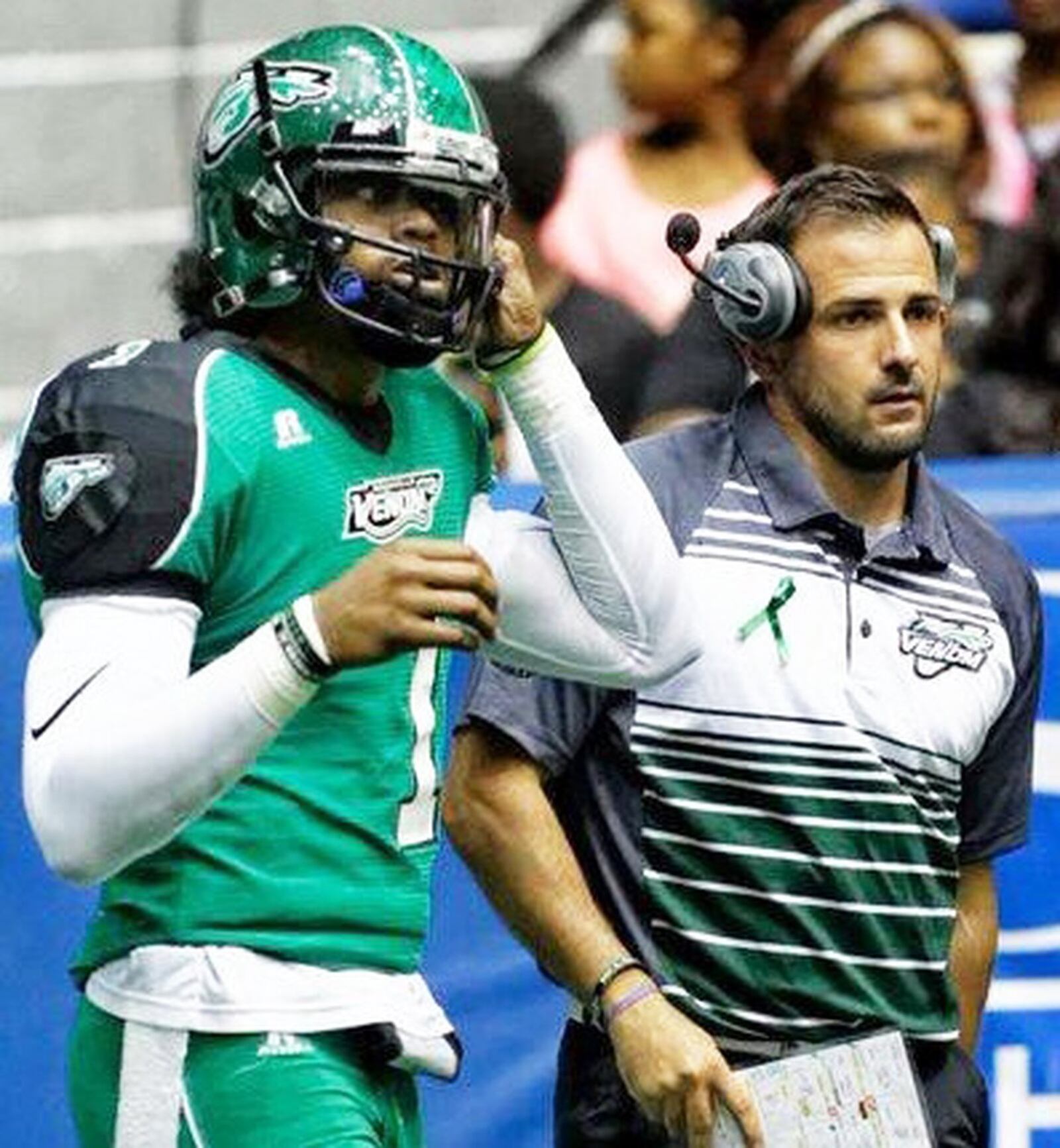 Billy Back is showing coaching during his two seasons (2014-15) with the Nashville Venom in the Professional Indoor Football League. SUBMITTED PHOTO
